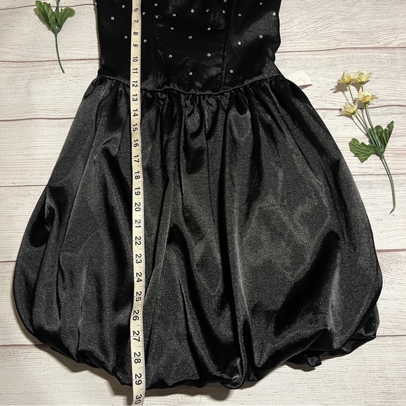 Better B. Embellished Strapless Ruched Party Dress - Picture 13 of 14